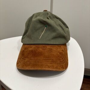 Nick Fouquet Matchstick Baseball Cap Limited Edition Suede Linen